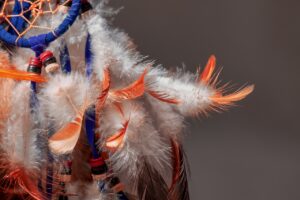 Dreamcatcher blue, white, orange.jpg