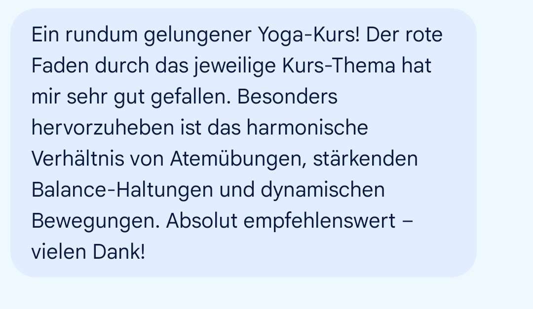 Erfahrungsbericht von Gerda
